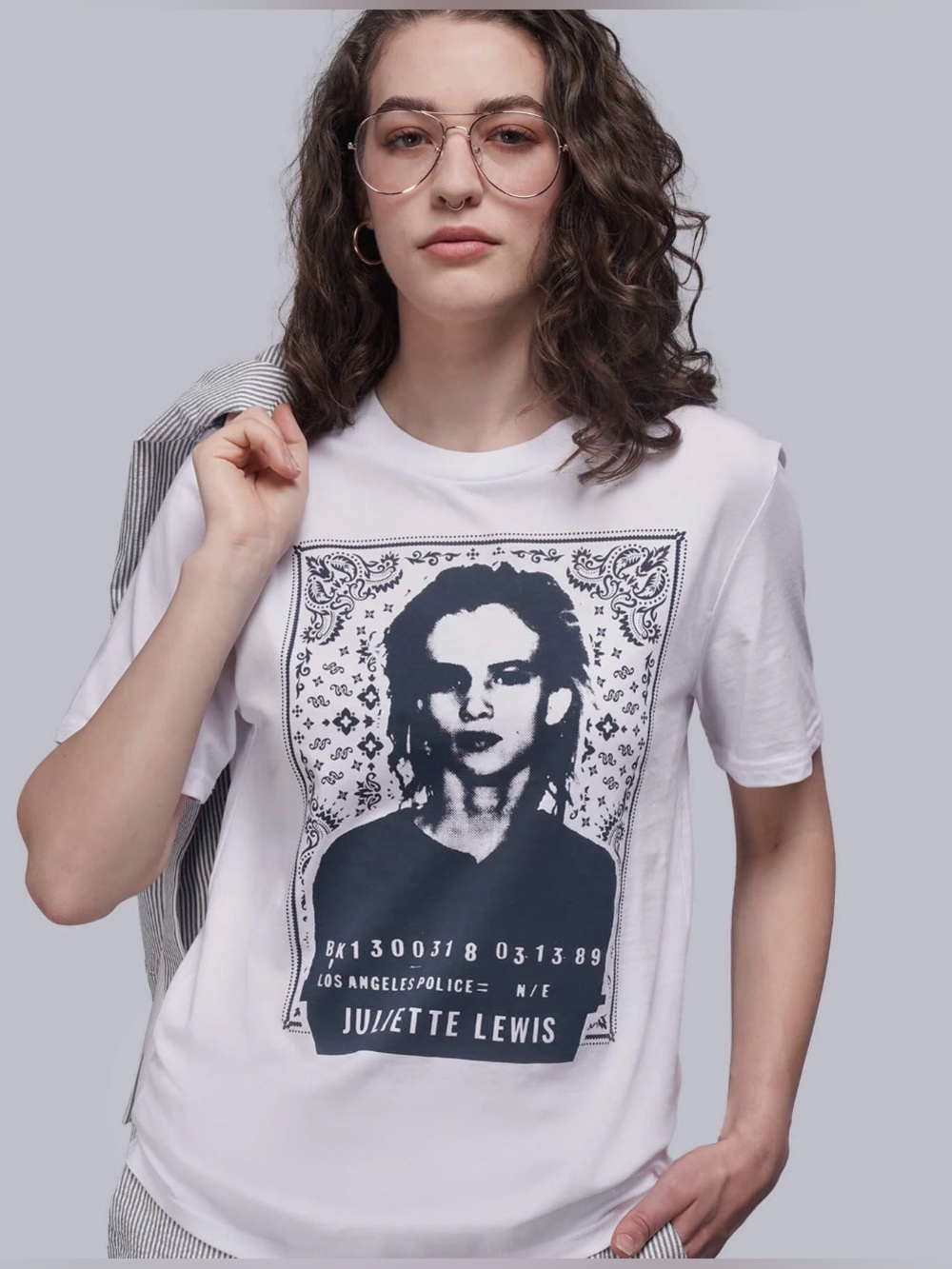 Wildfang x Juliette Lewis Collaboration Crew Tee